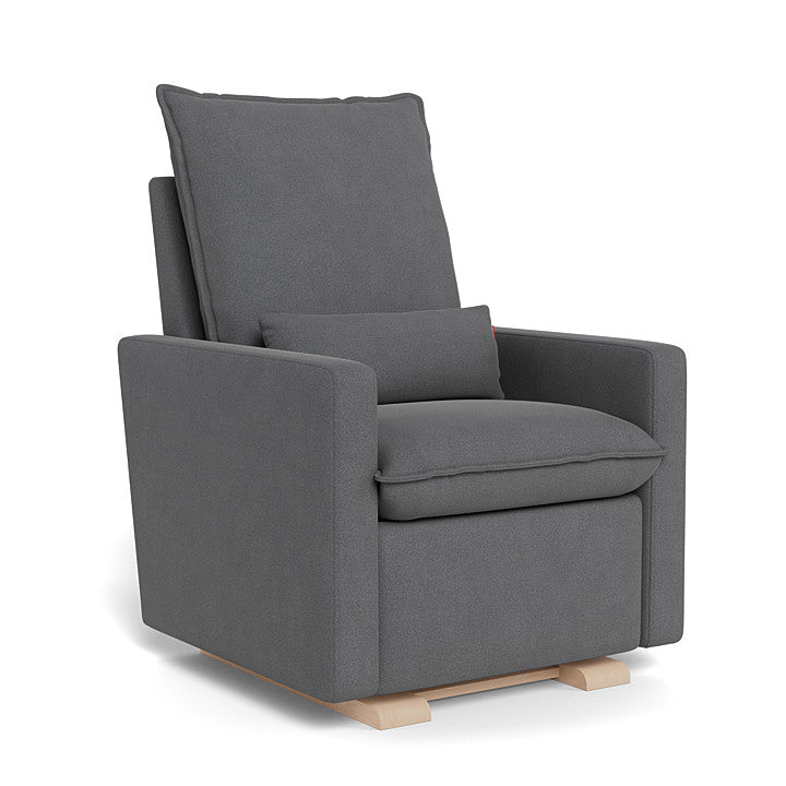 Graphite Felt / Maple Base - Monte Design Cortina Glider Recliner - Performance