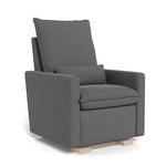Graphite Felt / Maple Base - Monte Design Cortina Glider Recliner - Performance