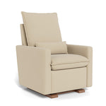 Putty Felt / Walnut Base - Monte Design Cortina Glider Recliner - Performance