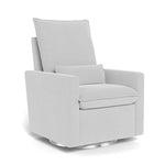 Ash / Brushed Silver Swivel Base - Monte Design Cortina Glider Recliner - Performance