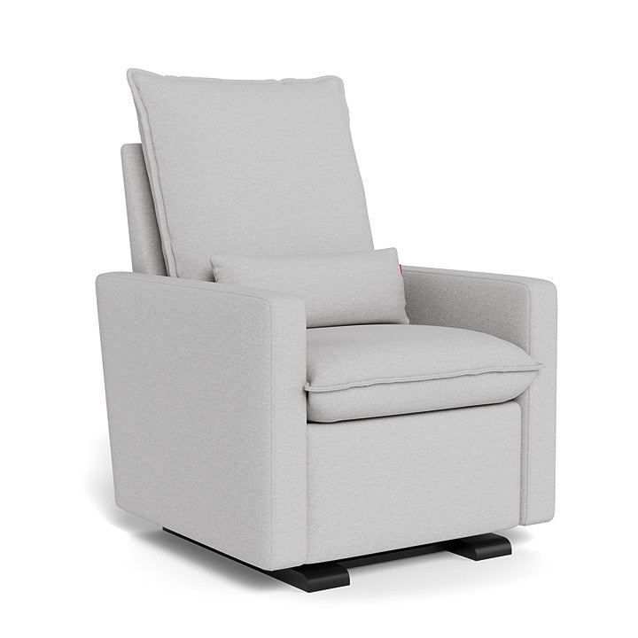 Fog Grey / Espresso Base - Monte Design Cortina Glider Recliner - Performance