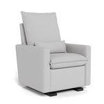 Fog Grey / Espresso Base - Monte Design Cortina Glider Recliner - Performance