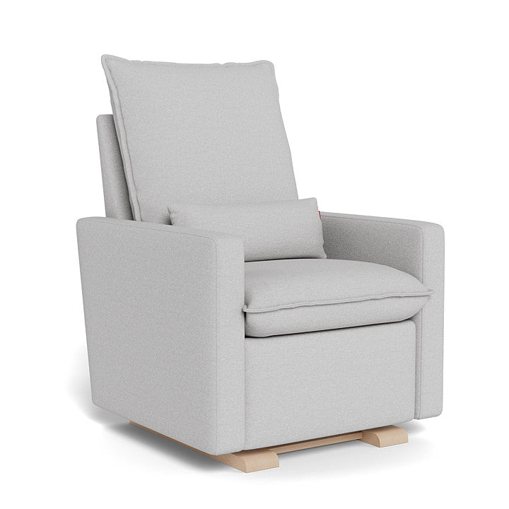 Fog Grey / Maple Base - Monte Design Cortina Glider Recliner - Performance