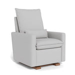 Fog Grey / Walnut Base - Monte Design Cortina Glider Recliner - Performance