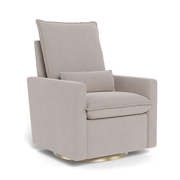 Sand / Matte Gold Swivel Base - Monte Design Cortina Glider Recliner - Performance