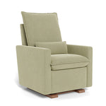 Sage Green / Walnut Base - Monte Design Cortina Glider Recliner - Performance