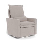 Sand / Brushed Silver Swivel Base - Monte Design Cortina Glider Recliner - Performance