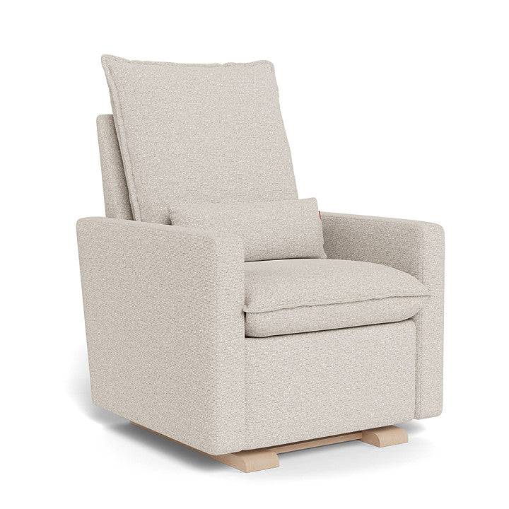Greige Weave / Maple Base  - Monte Design Cortina Glider Recliner - Performance