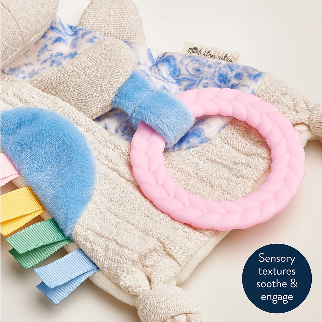 Kitty - Itzy Ritzy Bitzy Crinkle™ Sensory Toy with Teether - Sensory Textures Soothe & Engage