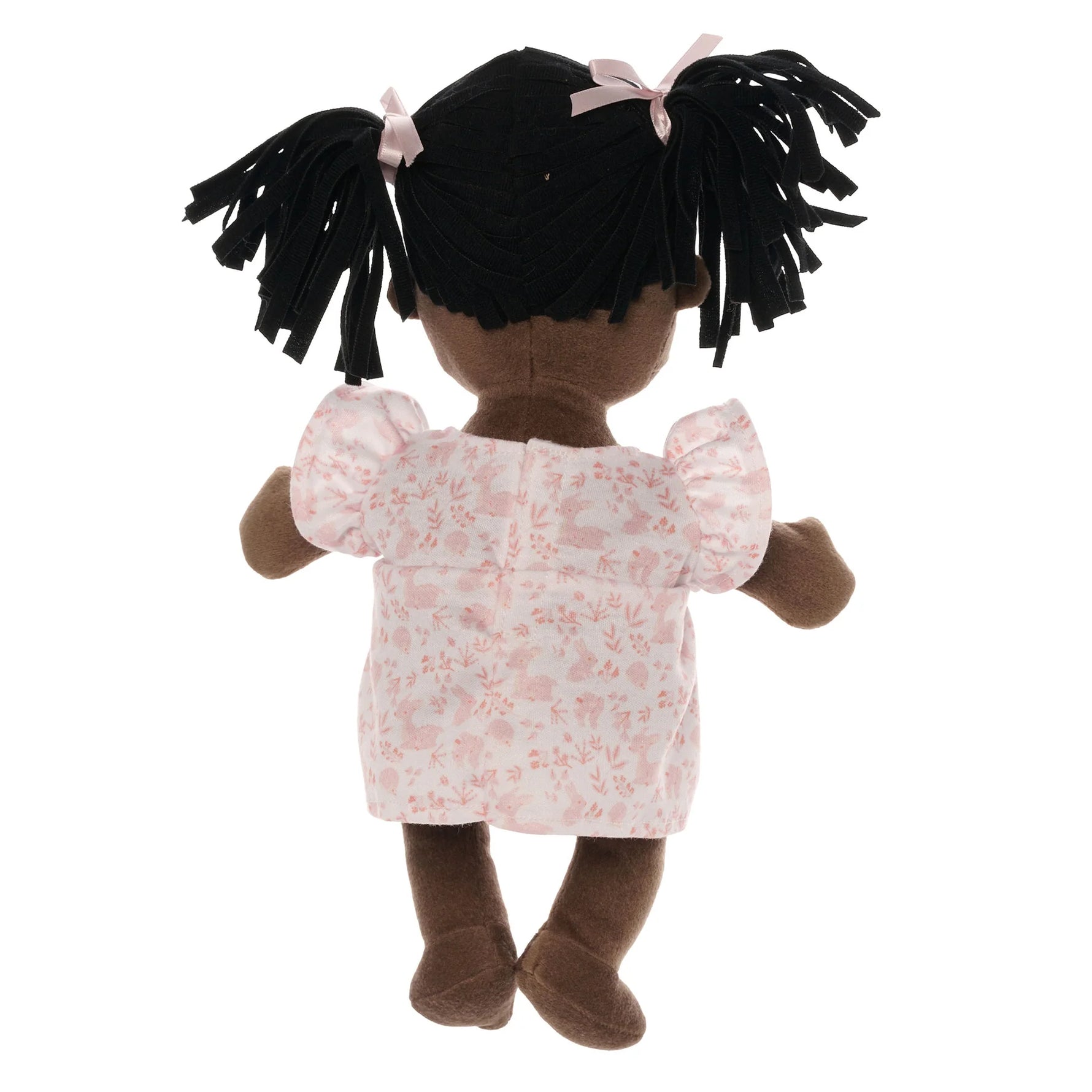 Manhattan Toy Love, Stella Doll - Brown with Black Pigtails - Back View