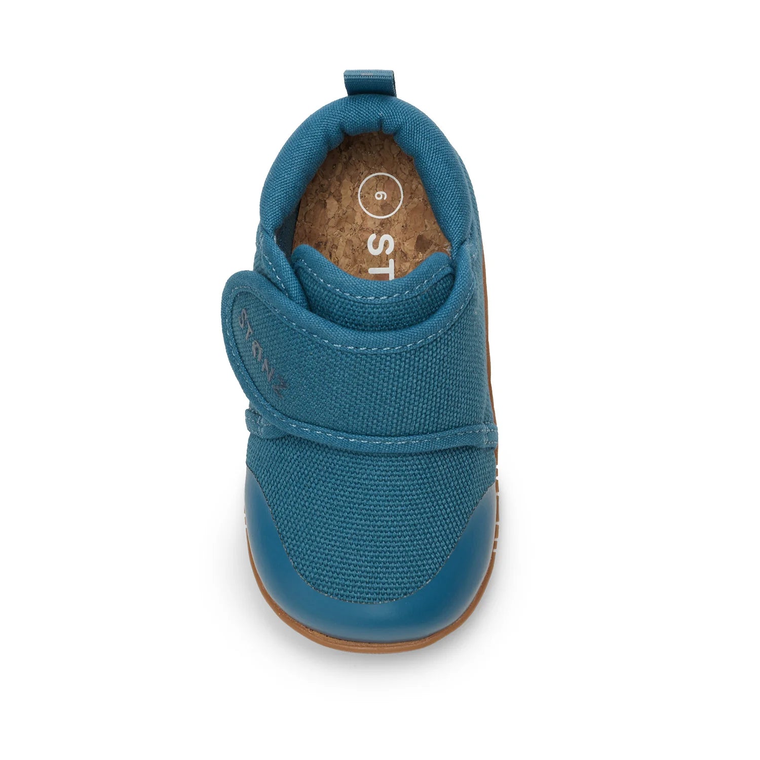 Stonz Cruiser Natural Baby Shoes - Denim Top View