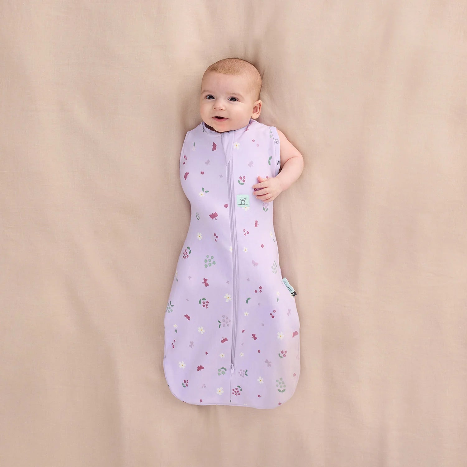ErgoPouch Cocoon Swaddle Bag 1.0 TOG - Butterfly One Arm Out