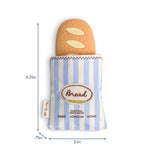 Itzy Ritzy Baguette Teensy Crinkle™ Teether Toy - Measurements
