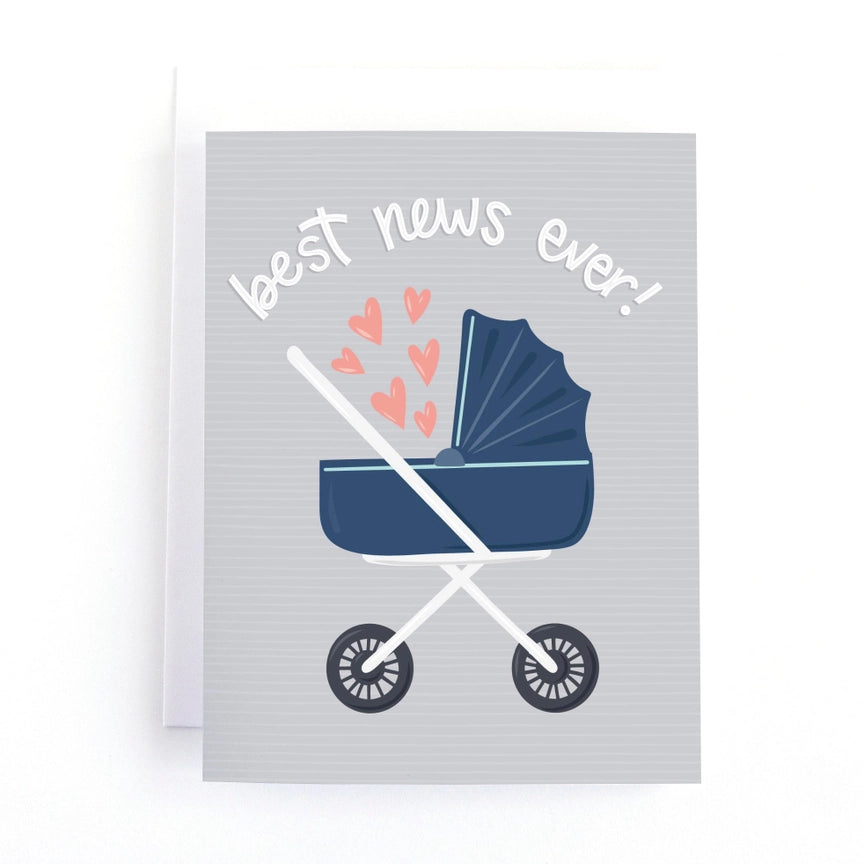Pedaller Designs Greeting Card - Best News Ever!