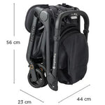 Ergobaby Metro 3 Stroller - Folded Dimensions