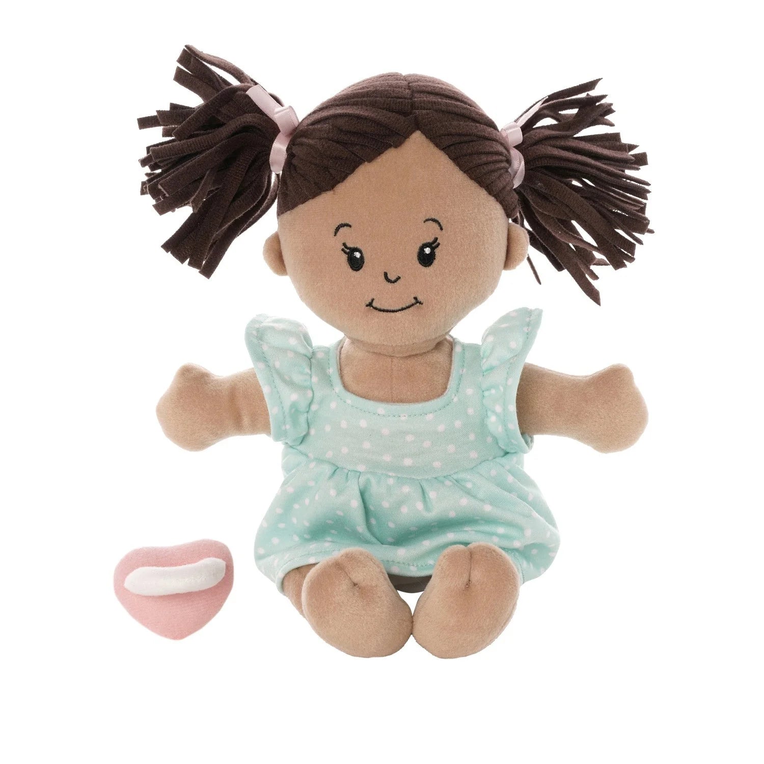 Manhattan Toy Love, Stella Doll - Beige with Brown Pigtails