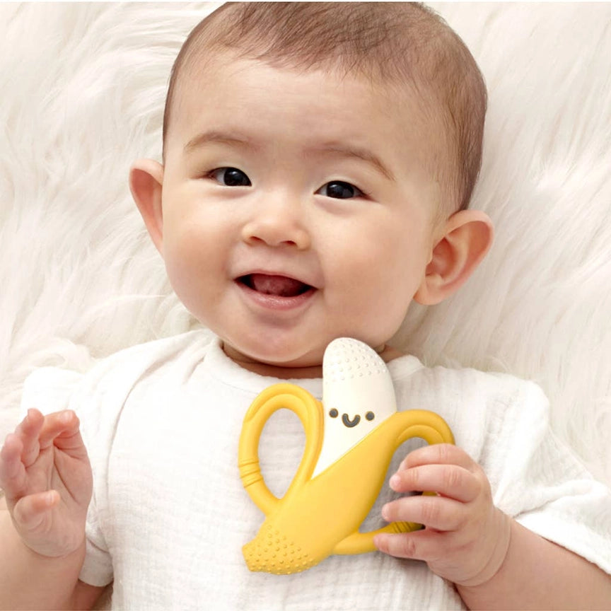 Itzy Ritzy Chew Crew Silicone Teether - Banana