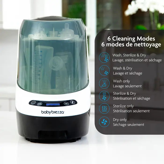 Baby Brezza Bottle Washer Pro Cleaning Modes