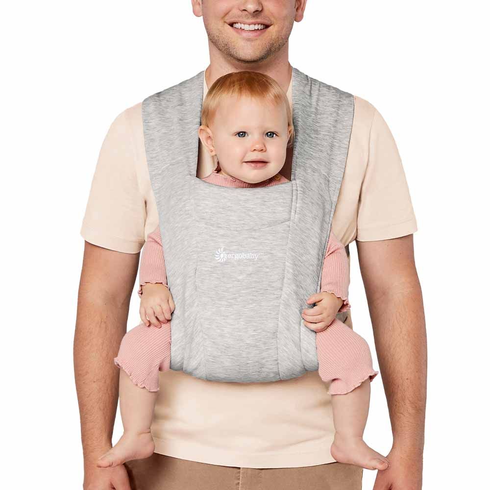 Ergobaby Embrace Carrier - Soft Grey Lifestyle 2