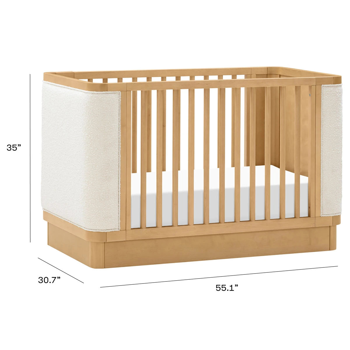 Babyletto Bondi Boucle 4-in-1 Convertible Crib - Dimensions
