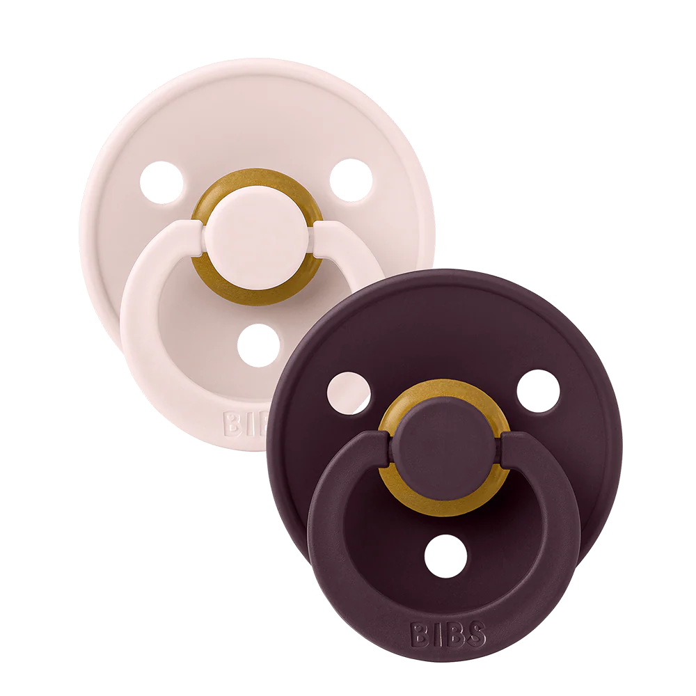 BIBS Pacifier Multicolour Combo 2 Pack - Petal & Plum