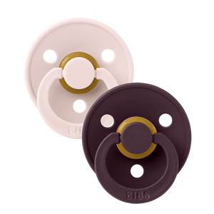 BIBS Pacifier Multicolour Combo 2 Pack - Petal & Plum