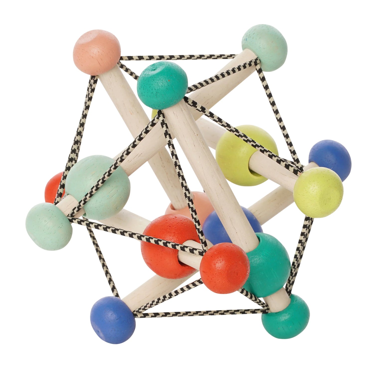 Manhattan Toy Skwish Colourpop Wooden Rattle Toy