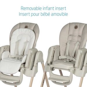 Maxi-Cosi Minla 6-in-1 High Chair - Classic Oat Removable Infant Inserts
