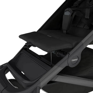 Thule Urban Glide 4-Wheel Stroller - Black on Black Adjustable Footrest