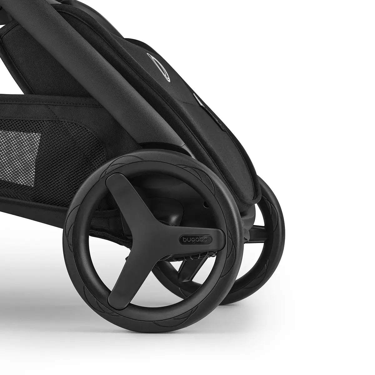 Bugaboo Dragonfly Plus Complete Stroller - Front Wheels Side View