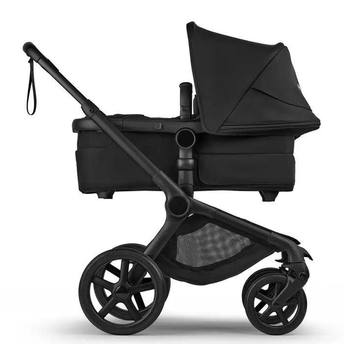 Bugaboo Fox 5 Renew Complete Stroller - Heritage Black/Black - Pram Mode Side View