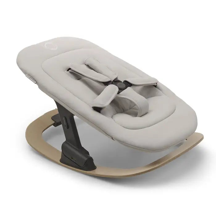 Bugaboo Giraffe Rocker Frame - Neutral Wood Lifestyle Polar White