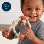 Itzy Ritzy Ritzy Rattle Silicone Teether Rattle - Shaker and Rattle