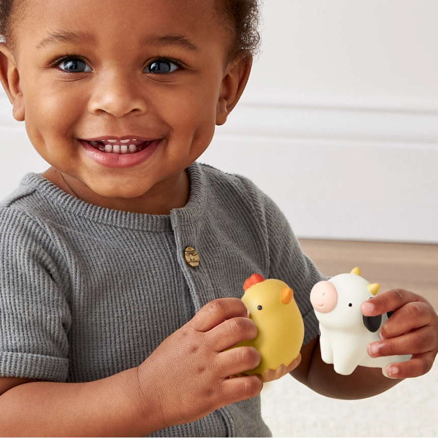 Itzy Ritzy Spill & Fill Activity Toy - Itzy Play Farm Lifestyle 2