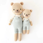 cuddle + kind Hand-Knit Doll - Charlie the Honey Bear 2 Sizes