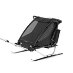 Thule Chariot Sport 2 Double Multisport Bike Trailer- Ski Kit