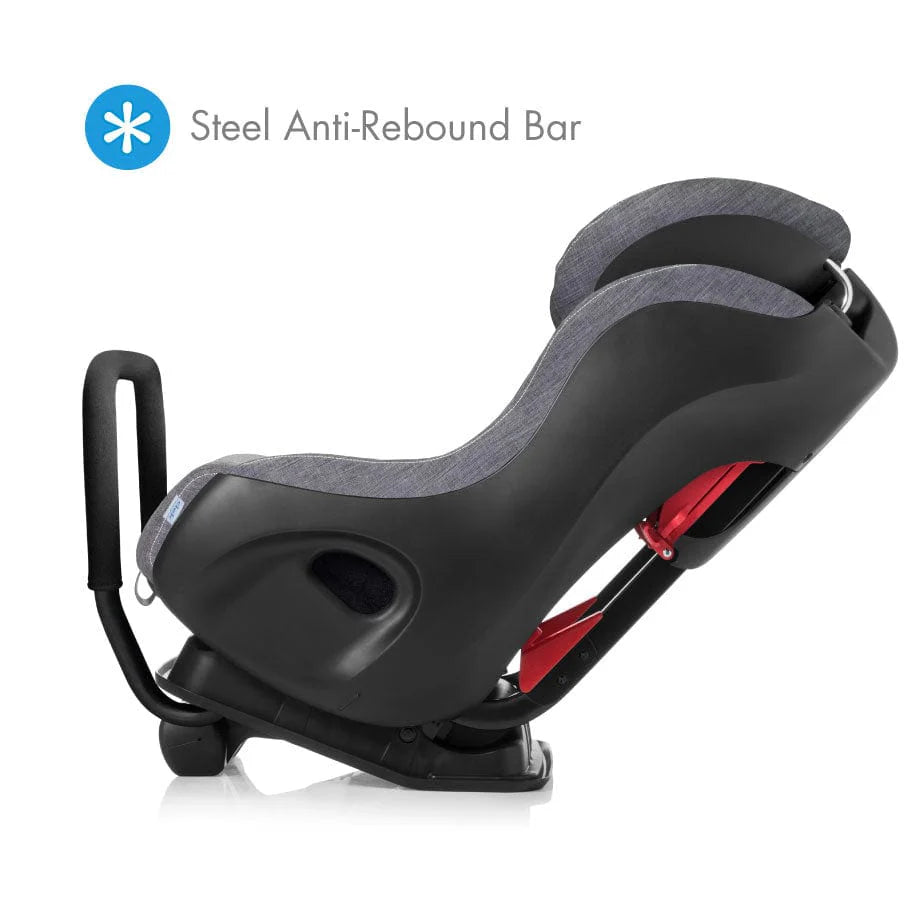 Clek Fllo Convertible Car Seat Vintage Ziip Flame Retardant Free- Rebound Bar