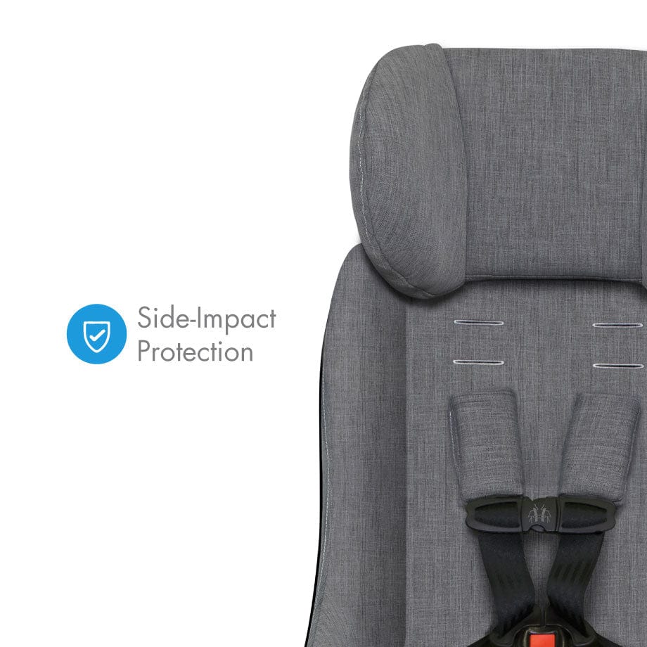 Clek Fllo Convertible Car Seat  Vintage Ziip Flame Retardant Free - Side Impact Protection