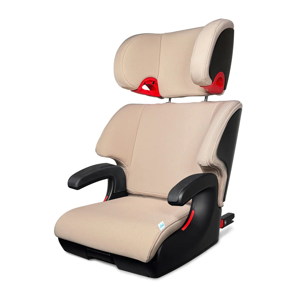 Clek Oobr High Back Booster Seat - Latte Ziip