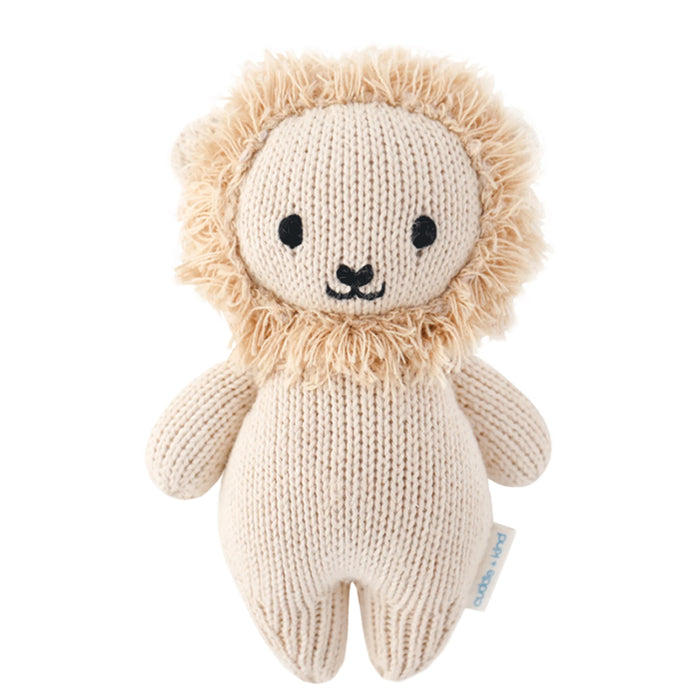 Baby Lion - cuddle + kind Hand-Knit Baby Animals