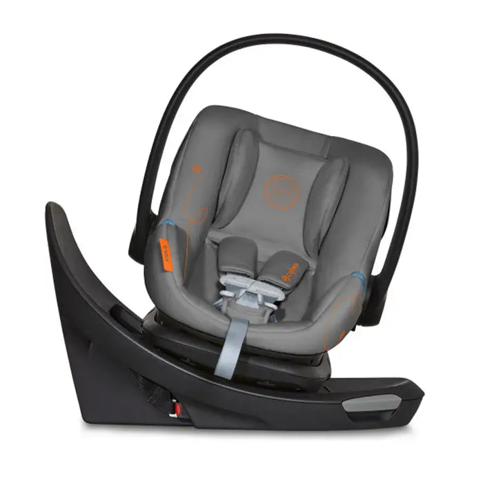 Lava Grey - CYBEX Aton G Swivel SensorSafe Infant Car Seat