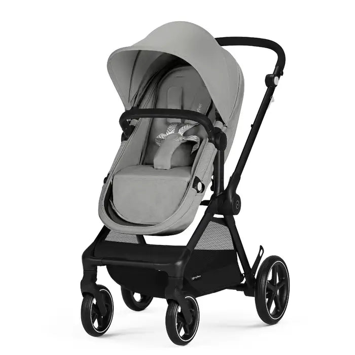 Lava Grey/Black frame - CYBEX Eos Stroller