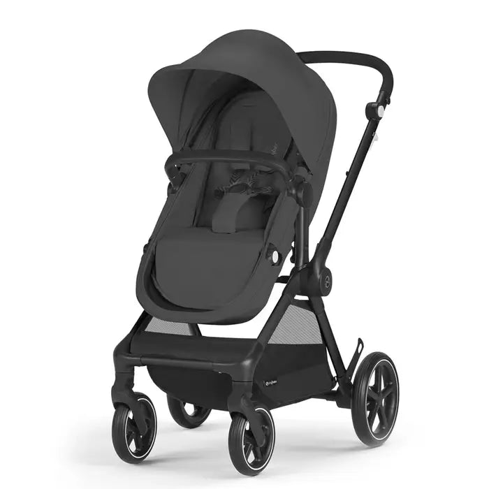 Moon Black/Black Frame - CYBEX Eos Stroller
