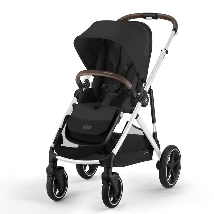 Moon Black/Silver Frame - CYBEX Gazelle S 2 Stroller