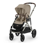 Almond Beige/Taupe Frame - CYBEX Gazelle S 2 Stroller