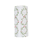Lulujo Muslin Swaddle Blanket - Rose Trellis Rolled