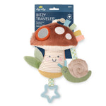 Itzy Ritzy Bitzy Traveler™ Plush Activity Toy with Teether - Mushroom Packaging