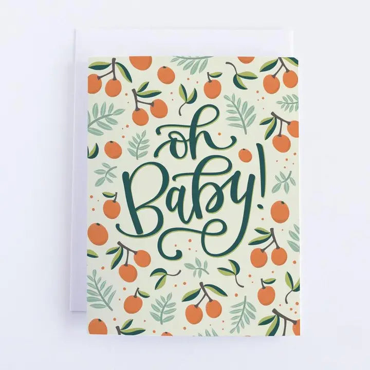 Pedaller Designs Greeting Card - Oh Baby!