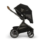 DEMI™ Next Stroller with Rider Board - Caviar Aire Protect Canopy World Facing