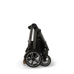 DEMI™ Next Stroller with Rider Board - Caviar Folded Without Seat